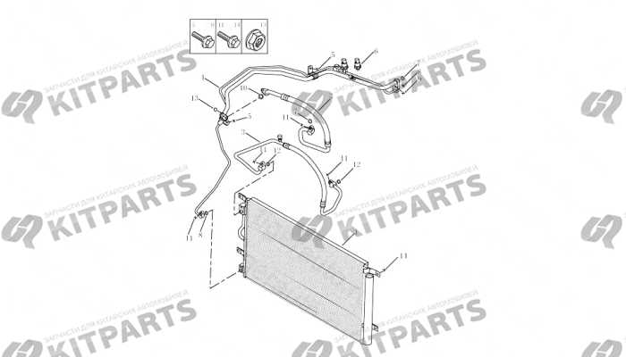 CONDENSER# Geely Emgrand X7