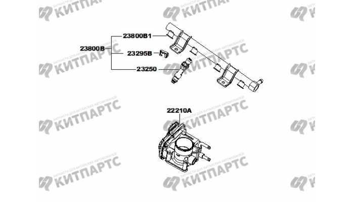 Топливная рампа Q413BEDE (робот) FAW V2