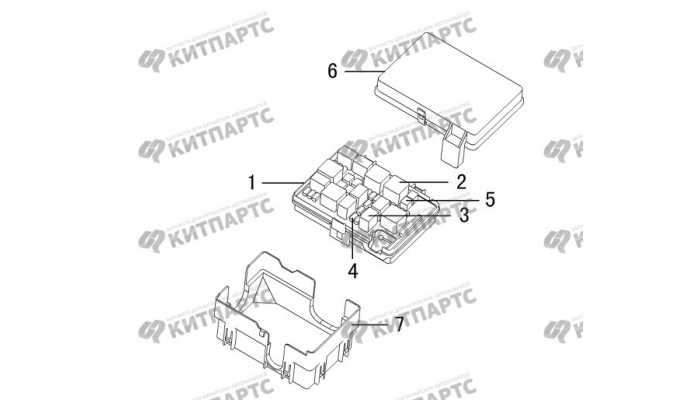 Блок предохранителей под капотом Great Wall DW Hower H5