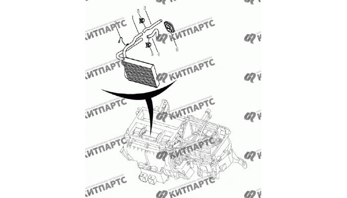 Отопитель Geely Emgrand (EC7)